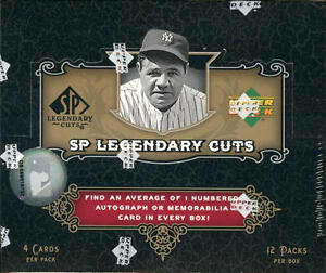 2007 SP Legendary Cuts Baseball - Pick A Player