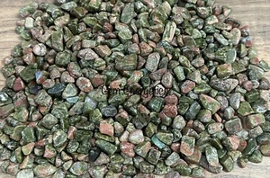 Unakite Chip Stone Unakite Crystal Gemstone Unakite Mini Chip Stone Chakra Reiki - Picture 1 of 2