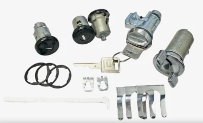 Juego de cerradura de puerta de encendido con llave para maletero y guantera 1979-1981 Pontiac Firebird Foto 1 de 3