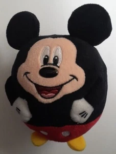 TY Beanie Ballz Disney CUTE MICKEY MOUSE BALL  Plush 4.5" Stuffed Animal Toy - Picture 1 of 6