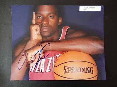 Fotografía autografiada por Martell Webster de 8" X 10"  Foto 1 de 2