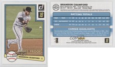 2016 Panini Donruss 1982 Design Press Proof Gold /49 Brandon Crawford #D82-22