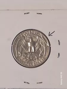 1965 Washington Quarter Large Die Break Cud Error Coin - Picture 1 of 2
