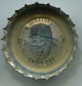1967 Coke Cap - Washington Senators - S7 Casey Cox - Picture 1 of 2