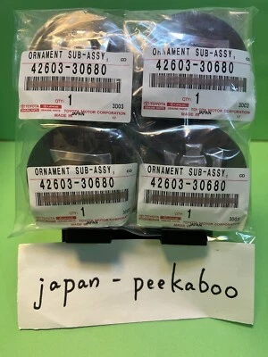 Juego de 4 tapas centrales para TOYOTA genuino 220-basado genuino rueda para corona Foto 1 de 4