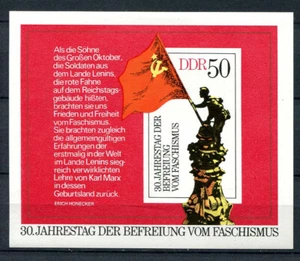 Germany - DDR : 30th anniv. of Liberation souvenir sheet 1975 - mint NH - Picture 1 of 1