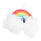 Rainbow Bath Ball Shower Loofah Sponge Scrubber for Girls Kids