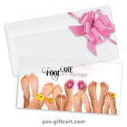 Gift vouchers + envelopes + pull bows for foot and nail care, podiatry FU9220GB