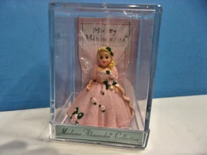 Muñeca Hallmark 1997 Madame Alexander ÁNGEL PRÍSTINO ROSA Merry Miniatures De colección - Imagen 1 de 6