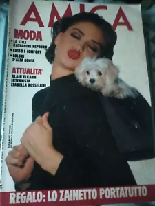 Settimanale AMICA N. 2/1992 ISABELLA ROSSELLINI, WIN WENDERS - Foto 1 di 11