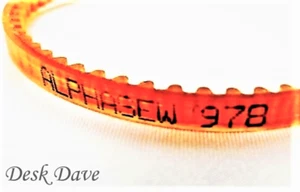 New Sewing Machine 9 7/8" Motor Lug Belt, for ELNA 110 130 NECCH 523+ WHITE 423+ - Picture 1 of 2