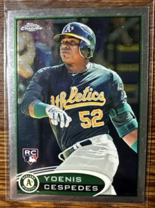 2012 Topps Chrome Yoenis Cespedes Rookie (RC) Oakland Athletics #180 π₯βΎπ₯ - Picture 1 of 5