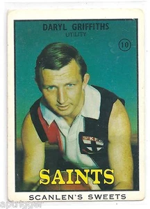 1968 B Scanlens (10) Daryl GRIFFITHS St. Kilda Vg. - Bild 1 von 2