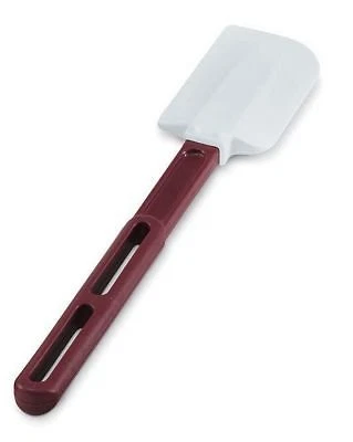 Vollrath High Temperature Solid Spatula/Spoon White 14" L Silicone - Image 1 of 2