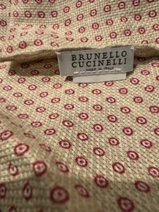 Bruno Cucinelli Mens Silk Pocket Square - Picture 1 of 3