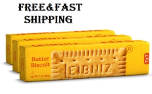 Bahlsen Leibniz Classic Butterkekse 3er Pack 7 Unzen Deutsche Kekse - Bild 1 von 7