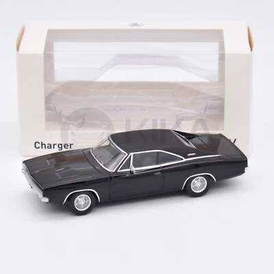 Dodge Charger Noir 1968 NOREV JET-CAR 1/43 950004 - Photo 1/4