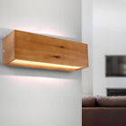 Deckenlampe Hngelampe Wandleuchte LED Landhaus-Stil Holz Pendel Leuchte opal