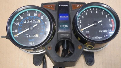 Conjunto velocímetro y tacómetro Kawasaki KZ440 LTD 440 1980-1982 CAJA G 4FL Foto 1 de 4
