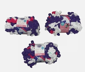NEW Lion Brand Off the Hook Magic No Tools Needed 504 Unicorn 7 Jumbo Lot 3 Yarn - Picture 1 of 3