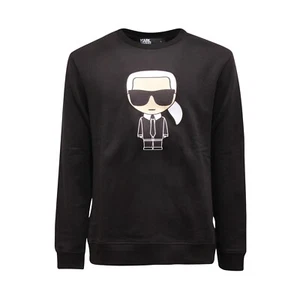 0507AT felpa uomo KARL LAGERFELD man sweatshirt black - Imagen 1 de 4