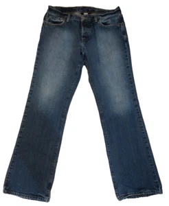 Lucky Brand Men's Long Inseam Blue Denim Jeans Size 33 - Picture 1 of 4