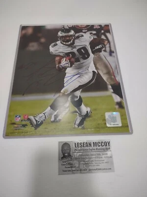 Philadelphia Eagles Lesean McCoy #29 autógrafo inscrito 8x10 foto automática Foto 1 de 2