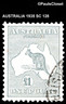 Australia 5 Shilling Kangaroo and Map, Grey and Yellow