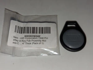 HID Corporation 1346 ProxKey III Key Fob Proximity Access 4" thick (pack of 1) F - Picture 1 of 2
