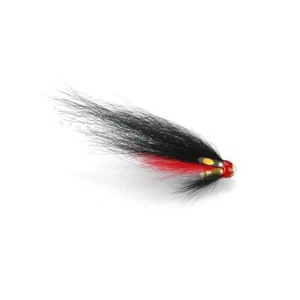 Fat Back Black Loop Bottle Tube Fly Salmon Sea Trout Flies (8-pack) - Picture 1 of 6