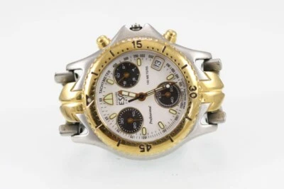 ESQ手表女士日期不锈钢金色计时表100米非工作石英表 — 第 1/4 张图片