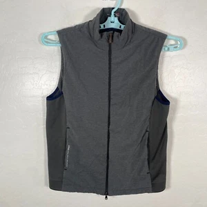 RLX Ralph Lauren Vest Mens Small Gray Full Zip Golf Performance Wicking Stretch - Picture 1 of 10
