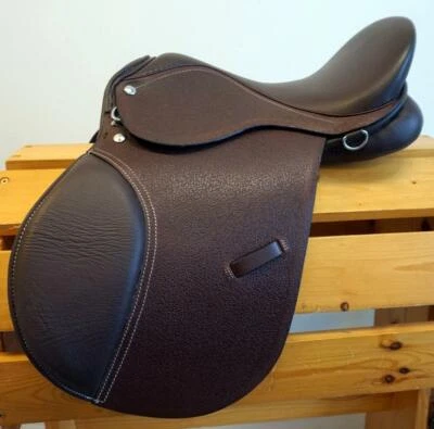 EQUITEM 12" 13" 14" 15" Oak Bark Brown Economy AP EngLish SaddLe HuNt JuMp ALl PurPoSe