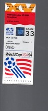 Used Ticket - USA 1994 World Cup - Morocco v Holland 29.6.1994