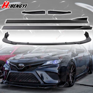 STYLE BODY KIT FITS TOYOTA CAMRY SE XSE FRONT LIP SIDE SKIRT REAR SPLITTER - Picture 1 of 12