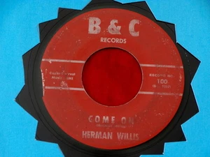 HERMAN WILLIS & GROUP~ FOREVER IN LOVE~ A MAD MIKE MONSTER~B & C ~ DOO WOP 45 - Imagen 1 de 2