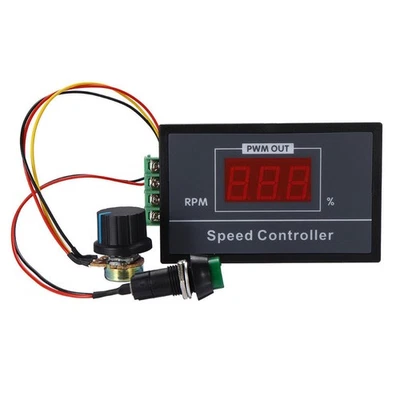 Wide Range 6-60V 30A PWM DC Motor Speed Regulator w/ Screw Terminal & Display - Image 1 of 4