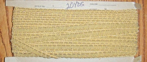 20 YARDS   BRIGHT GOLD   Scroll Style Braid Gimp Trim  CONSO 1 PIECE - Picture 1 of 1