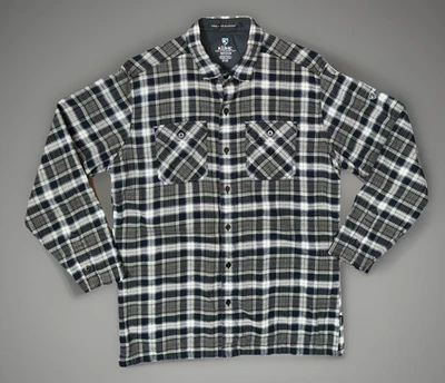 Kuhl Shirt Mens Size M Plaid Fugitive Flannel Long Sleeve Outdoor Hiking - Image 1 of 4