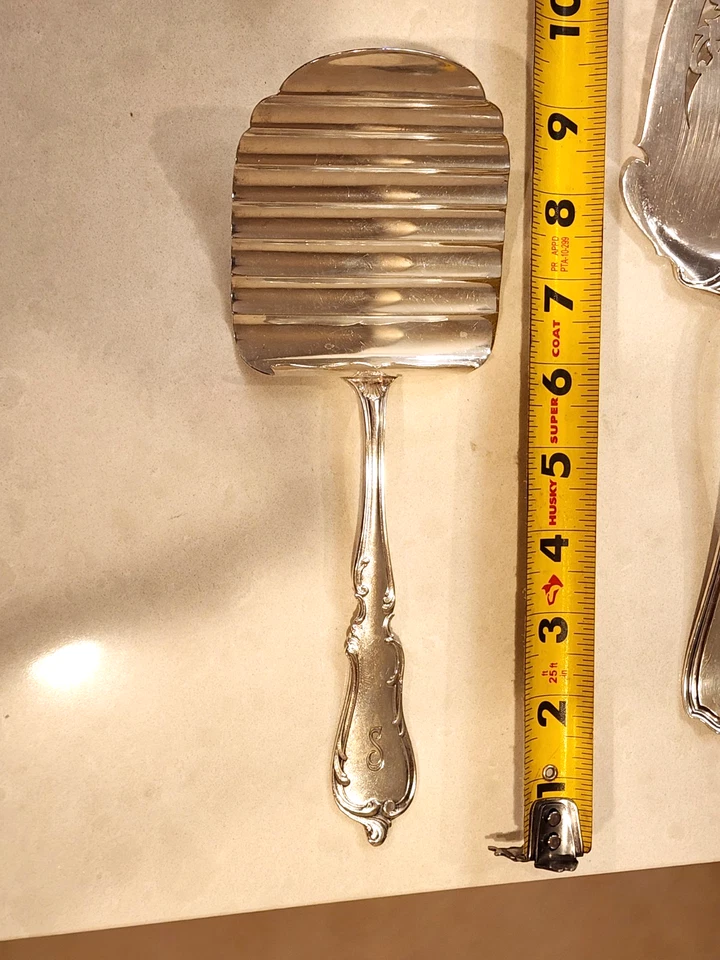 Asparagus Server 800 German Pattern Signed S Mono - Image 1 of 4