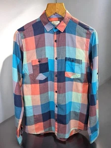 Abercrombie & Fitch Blue River Herren Leinen Hemd,Herren Baumwolle Sommerhemd M - Bild 1 von 9
