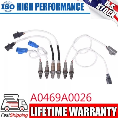 6PCS Oxygen Sensor Up+Down For 2014 -2019 Land Rover Range Rover Sport 5.0L V8 Foto 1 de 4