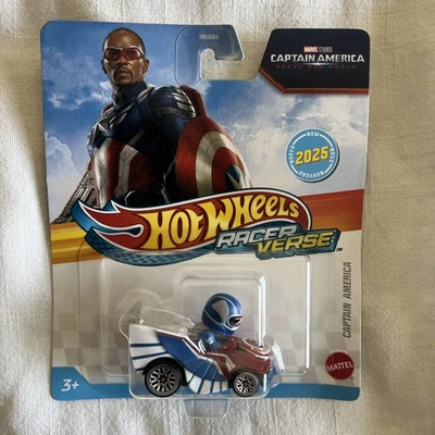 Hot Wheels Racer Verse Marvel Captain America: Brave New World Car Vehicle - Image 1 of 2