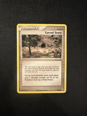 Cursed Stone Legend Maker 72/92 Reverse Holo 2006 Pokemon Card MP - Image 1 of 2