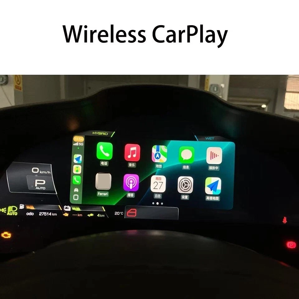 Para Ferrari Portofino Inalámbrico Apple Carplay, Android Auto Retrofit Kit Decodificador Foto 1 de 4