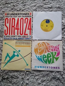 THE UNDERTONES  4  7" Singles - Jimmy Jimmy,  It's Going To Happen, Wednesday - Imagen 1 de 3
