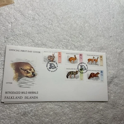 FALKLAND ISLANDS-(-1995-)-INTRODUCED WILD ANIMALS -OFFICIAL FDC#399 - Image 1 of 2