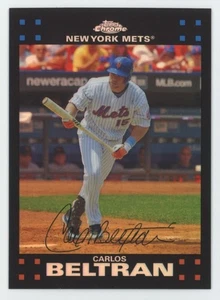 2007 Topps Chrome Refractor Carlos Beltran New York Mets #89 A1 - Picture 1 of 2