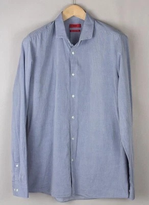 HUGO BOSS Men Erondo Casual Formal Slim Fit Shirt Size L (41 - 16) - Image 1 of 4