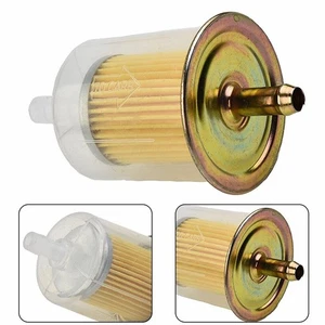 1 Pcs 3/8" Fuel Filters Industrial Universal Motorcycle Inline Gas Fuel Line - Picture 1 of 7